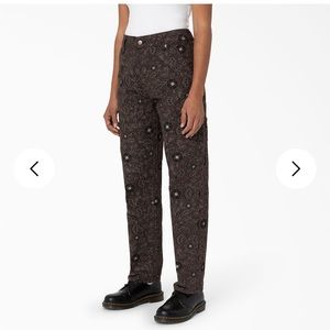 SOLD!! NWT Dickies Ellis Floral Duck Canvas Pants
